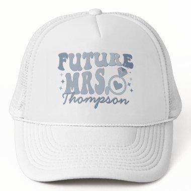 In My Engaged Era Engagement Gift Custom Fiance Trucker Hat