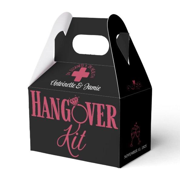 In Sickness & Health Wedding Hangover Kit Favor Boxes