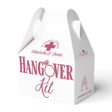 In Sickness & Health Wedding Hangover Kit Favor Favor Boxes