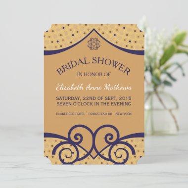 Indian Delight Bridal Shower Invitations