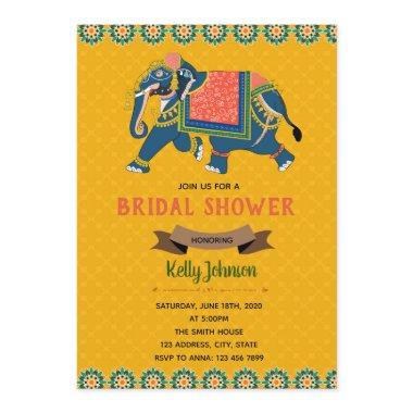 Indian elephant theme Invitations