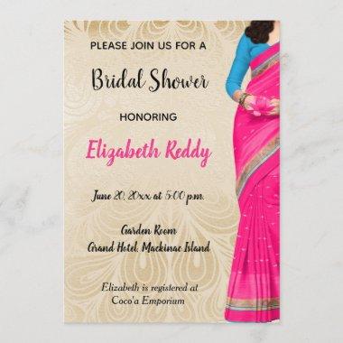 Indian Hindu Bridal Shower Invitations