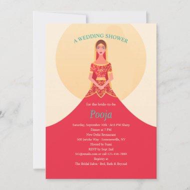 Indian Shower Invitations