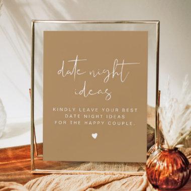 INDIE Bohemian Beige Date Night Invitations Template Post Poster