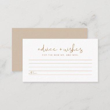 INDIE Bohemian Newlywed Advice and Wishes Game Place Invitations