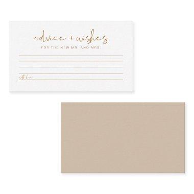 INDIE Bohemian Newlywed Advice and Wishes Game Place Invitations