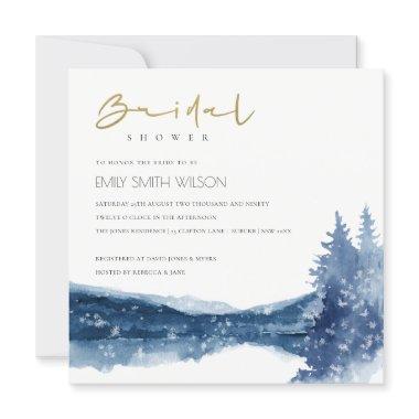 INDIGO INK BLUE MOUNTAIN LAKE BRIDAL SHOWER INVITE