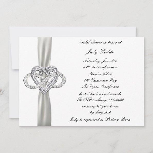 Infinity Heart Bridal Shower Invitations
