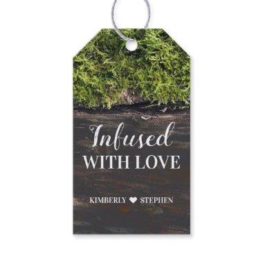 Infused With Love Rustic Wedding Gift Tags