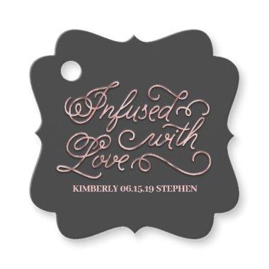 Infused With Love Wedding Favor Tags