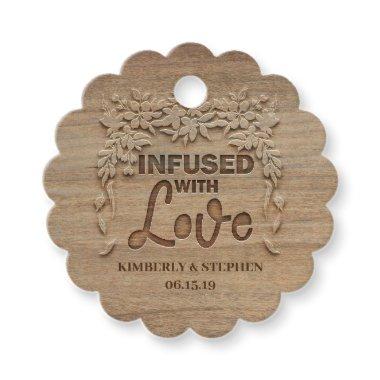 Infused With Love Wedding Favor Tags