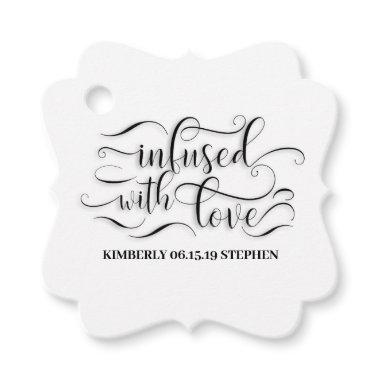 Infused With Love Wedding Favor Tags
