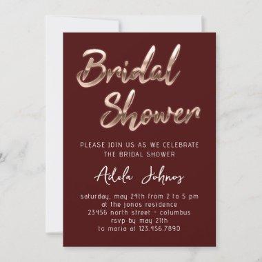 Instant Download Bridal Shower Script BugunyRose  Invitations