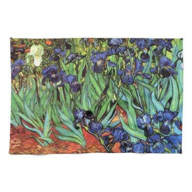 Irises by Van Gogh Fine Art Kitchen Towel
