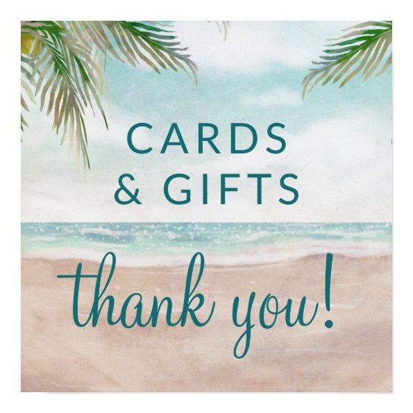 Island Breeze  & Gifts Wedding Table Sign