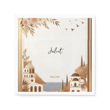 Italian Coffee Sorrento Casual  Napkins