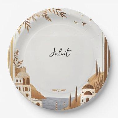 Italian Coffee Sorrento Casual  Paper Plates