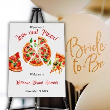 Italian Love & Pizza Party Slice  Foam Board