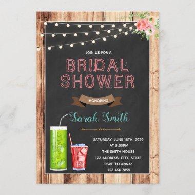 Italian soda bridal shower Invitations