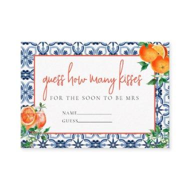 Italian Spritz How Many Kisses Shower Game Answer Enclosure