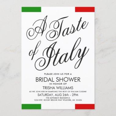 Italian Themed Dinner | Bridal Shower Invite