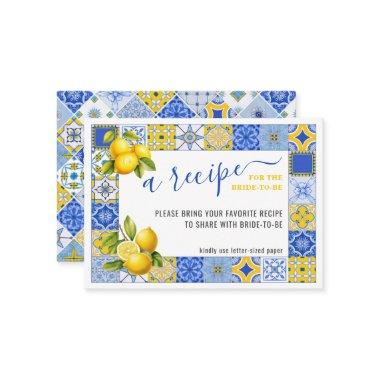 Italian Tiles Lemon  Recipe Request Enclosure