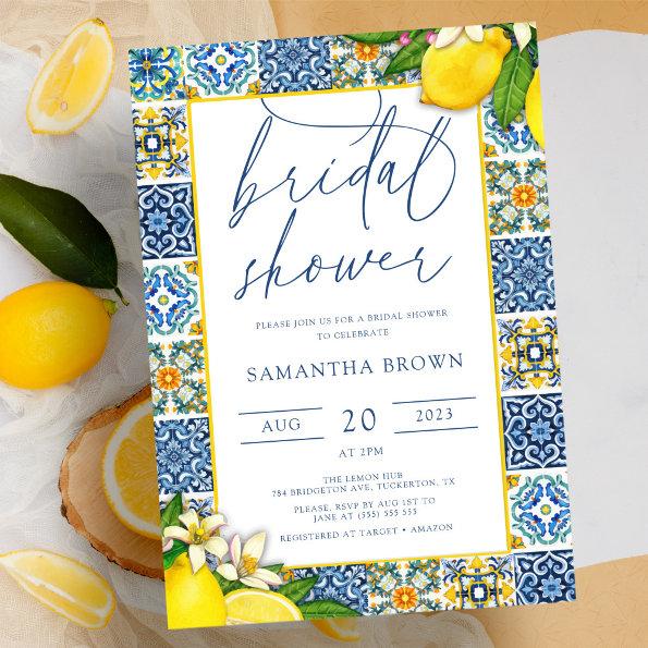 Italian Tiles Lemon Theme Summer