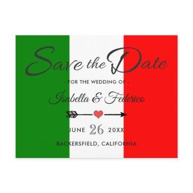 Italy Italian Wedding Save the Date Announcement Post