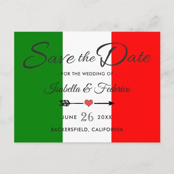 Italy Italian Wedding Save the Date Announcement PostInvitations