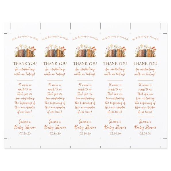 It's the Beginning of a New Chapter Bookmark Favor
