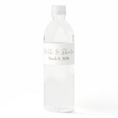 It's the Beginning of a New Chapter  Water Bottle Label