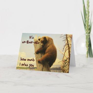 It's un-Bear-able Greeting Invitations