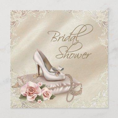Ivory Bridal Shower Invitations