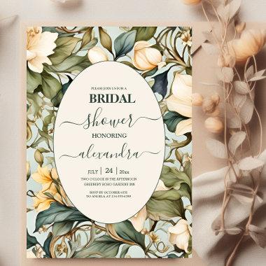 Ivory Watercolor Floral