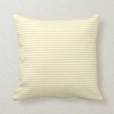 Ivory White Stripes Patterns Elegant Stylish Gift Throw Pillow