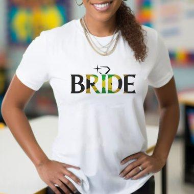 Jamaica Bride Jamaican Wedding Bachelorette Party T-Shirt