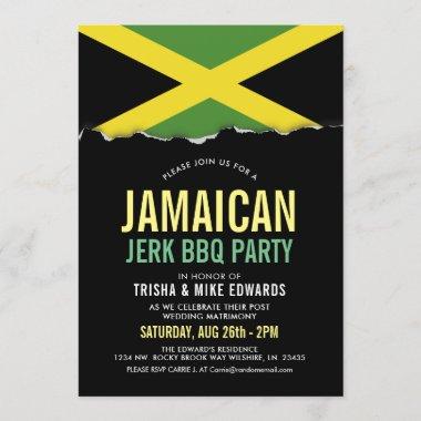Jamaica Themed Cuisine | Party Flag Invite