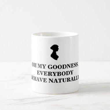 Jane Austen's Pride and Prejudice inspired mug