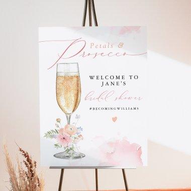 JANE Blush Floral Petals & Prosecco  Foam Board