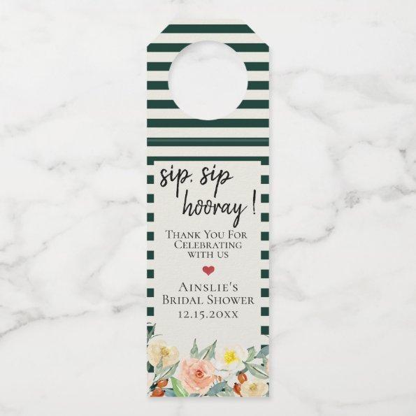 Jardin De Fleurs Bottle Hanger Tag