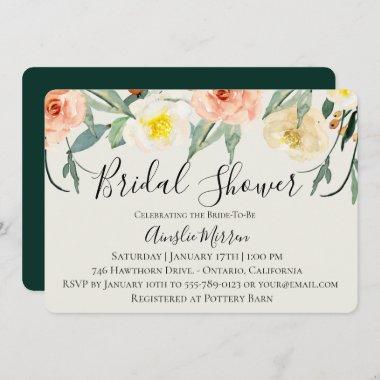 Jardin De Fleurs Bridal Shower Invitations