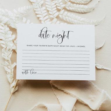 JOLIE Fun Modern Minimal Date Night Idea Invitations Game