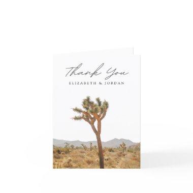 Joshua Tree Vertical Blank Thank You Invitations