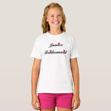 Junior Bridesmaid  Wedding Party Kids T-Shirt