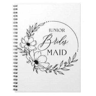 junior bridesmaid notebook