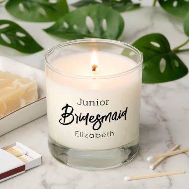 Junior Bridesmaid Wedding Scented Jar Candle