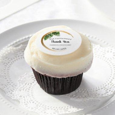 Just a little Sweet Treat Tropical Palm Wedding Edible Frosting Rounds