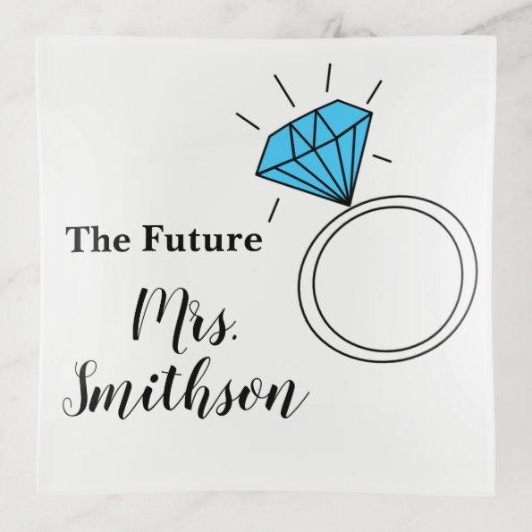 Just Engaged Trinket Tray