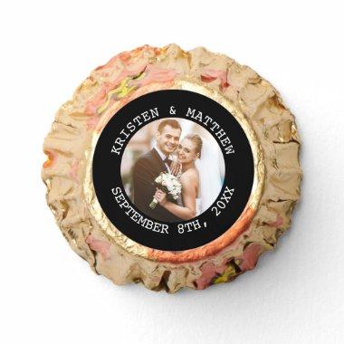 Just Married Wedding Couple Photo Hershey Kisses Reese's Peanut Butter Cups
