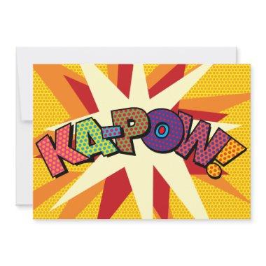 KA-POW Your Message Speech Bubble Fun Retro Announcement